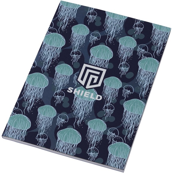Carnet à couverture souple A5 Novella Austen Colours avec 50 feuilles - Bleu