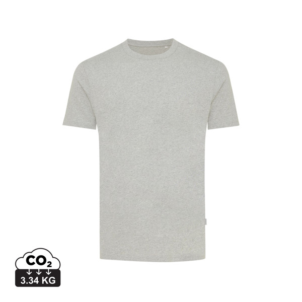 Iqoniq Manuel ungefärbtes T-Shirt aus recycelter Baumwolle - Heather Grey / XXS