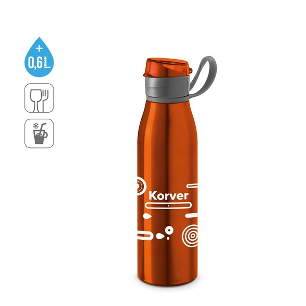KORVER. Sportska boca 650 ml - Bijela