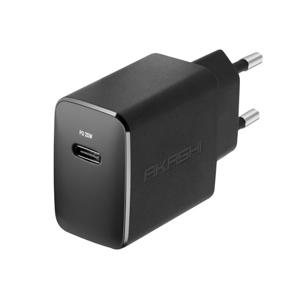 SHINCHAKU - CHARGEUR SECTEUR USB TYPE-C GAN 20W POWER DELIVERY - NOIR