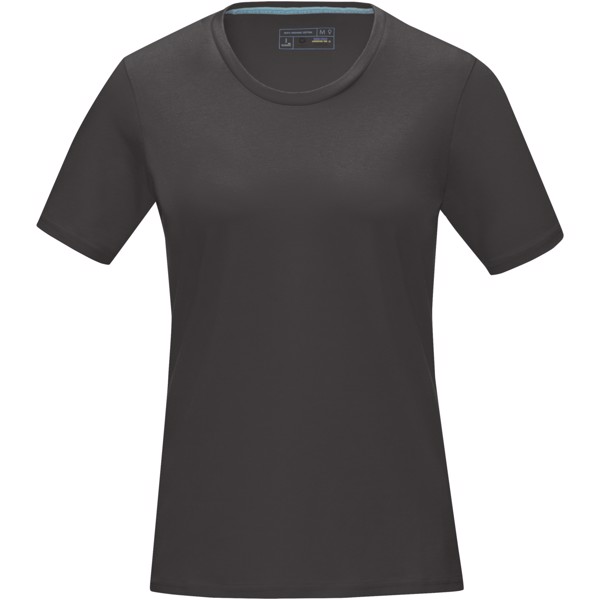 T-shirt para mulher orgânica "Azurite" - Cinza tempestade / L