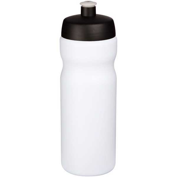 Bouteille de sport Baseline® Plus 650ml - Blanc / Noir