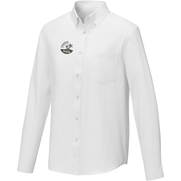 Pollux long sleeve men's shirt - White / 3XL