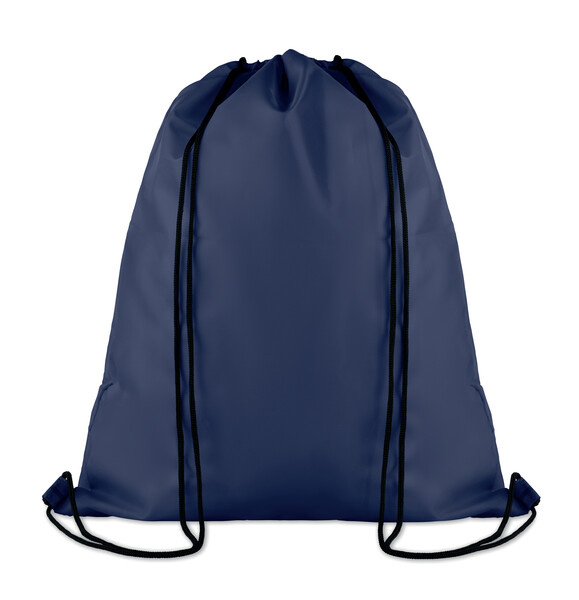 Grand sac cordelette 210D Pocket Shoop - Bleu