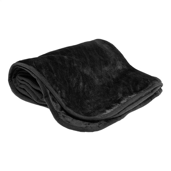 2In1 Travel Blanket And Pillow Napwrap - Black
