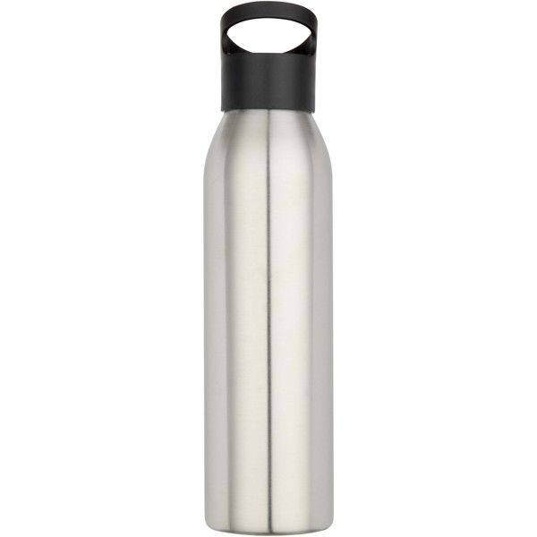 Sky 650 ml RCS-zertifizierte, einwandige Trinkflasche aus recyceltem Edelstahl - edelstahl grau