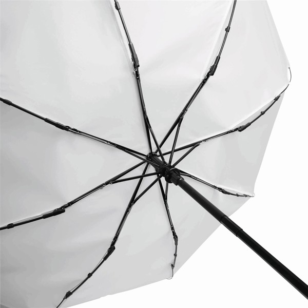 Plopp žepni dežnik, avtomatsko odpiranje-zapiranje, 97 cm - Bela