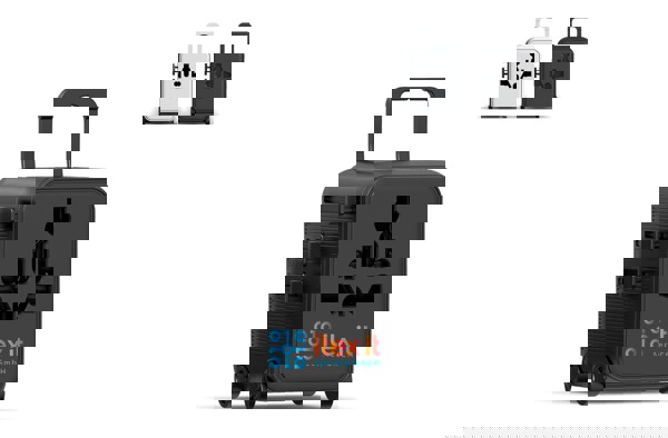 Xoopar Luggie GaN World Travel Adapter Trolley - White