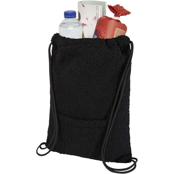 Bear GRS taaskasutatud šerpa nööriga seljakott 9L - Must