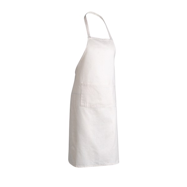 Impact AWARE™ Recycled cotton apron 180gr - White