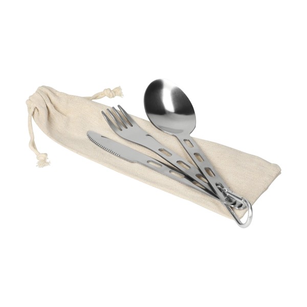 Outdoor-Besteck Mit Karabiner "Rona"
