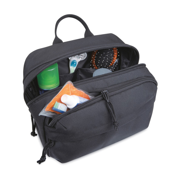 Renew AWARE™ rPET Toiletry Bag - Black