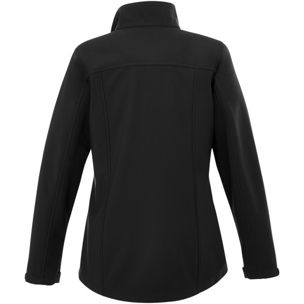 Maxson softshell dame jakke - Ensfarvet Sort / S