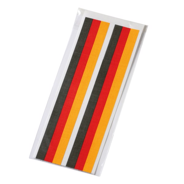 Fantape "Rechteck" 8Er-Set - Deutschland-Farben