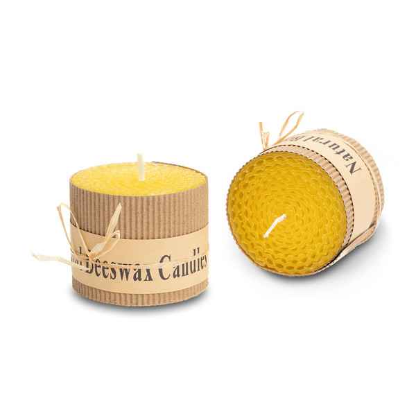 Leoti Set of 2 Beeswax Candles