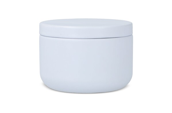 Bougie Asana non parfumée à base de plantes dans une boîte recyclée - Blanc