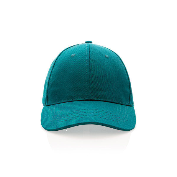 6 dielna šiltovka Impact z 280g recyklovanej bavlny AWARE™ - Verdigris