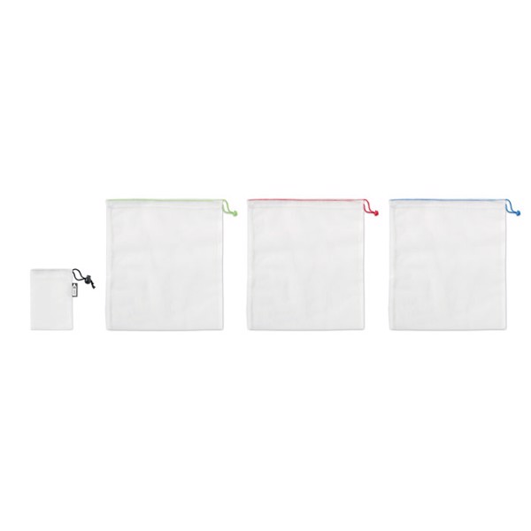 conjunto de 3 sacos de fruta Veggie Set Rpet