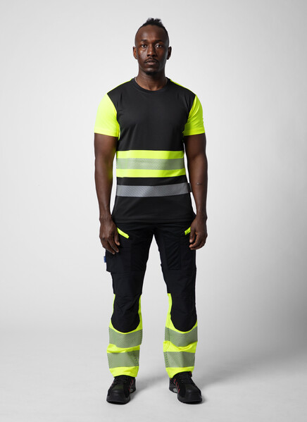 6020 T-SHIRT CL.1 Yellow/black XXXL