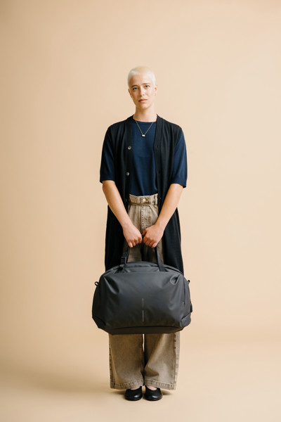 Urban Water Resistant Weekend Bag - Black / Grey