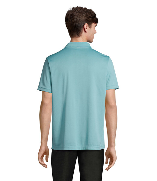 PITCHER UNISEX POLO - Pool BlueXS