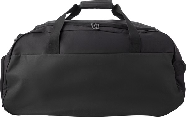 Polyester (600D) sports bag - Black
