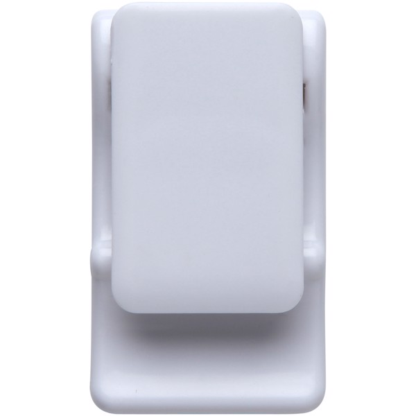 Prone phone stand and holder - White