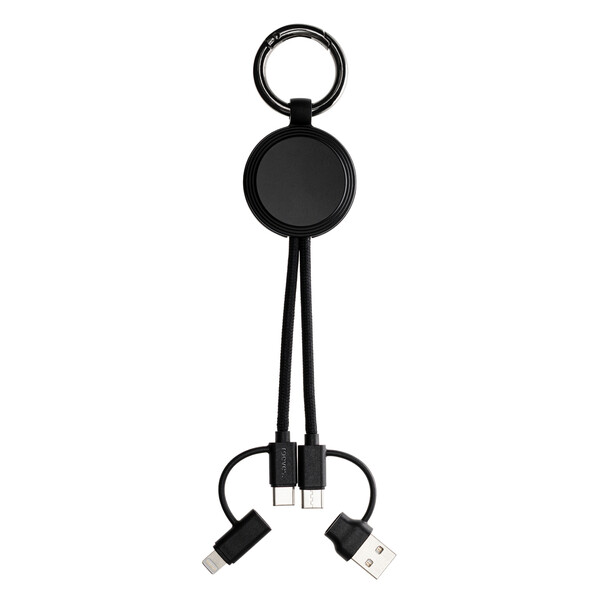 Câble de Charge 4 en 1 avec Lumière CONVERTICS LIGHT UP - noir / blanc