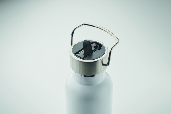 Steklenička Riflow iz recikliranega jekla, 660 ml - Bela