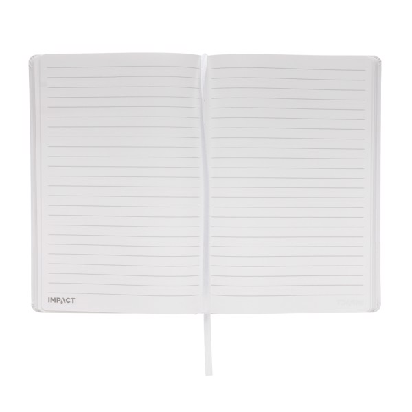 A5 Impact stone paper hardcover notebook - White