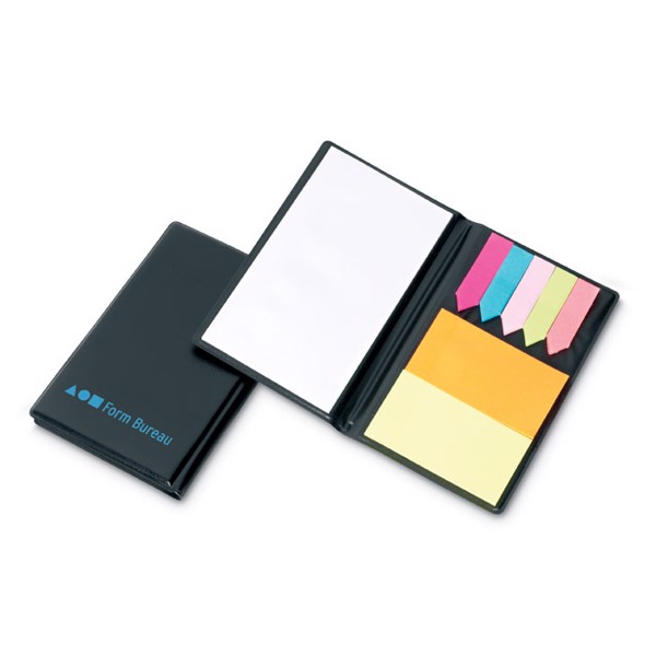 Memo pad with page markers Memoff