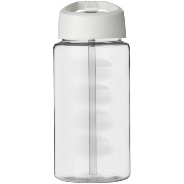 H2O Active® Bop 500 ml Sportflasche mit Ausgussdeckel - transparent / weiss