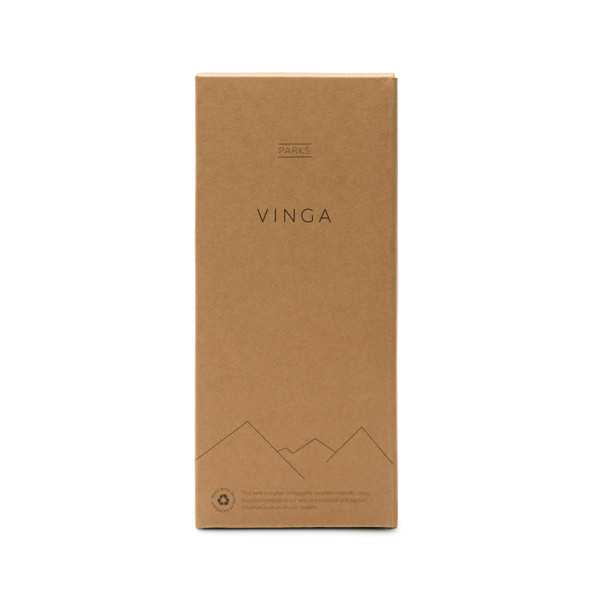 VINGA Parks RCS fľaša z nehrdzavejúcej ocele, 400 ml - Zelená