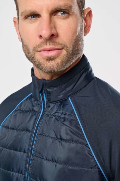 Unisex Dual-Fabric Daytoday Jacket - Navy / Silver / M