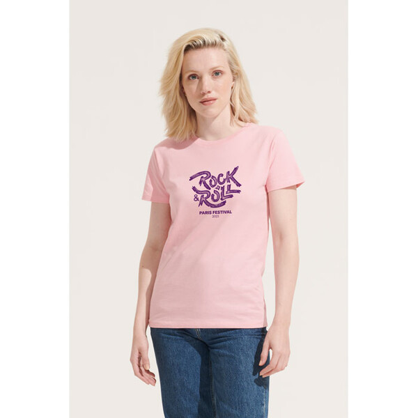 IMPERIAL WOMEN T-shirt 190g - Rosa ChicleteS