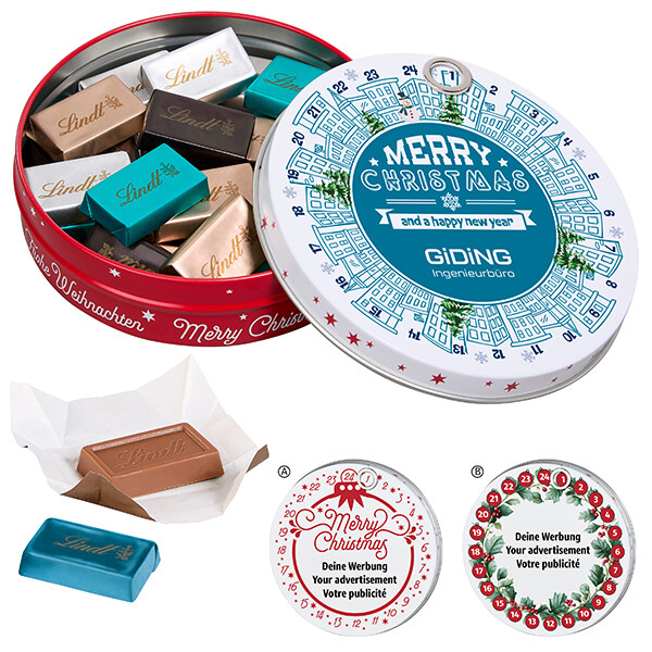 Magnetic Tin A. Calendar Lindt Naps
