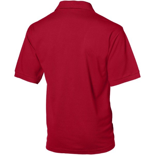 Forehand short sleeve men's polo - Dark Red / XXL