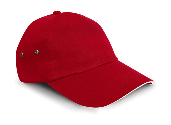 Plush Sandwich Cap - White / Navy / ONE SIZE