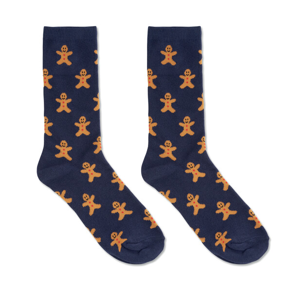 Paire de chaussettes de Noël M Soc Medium - Bleu