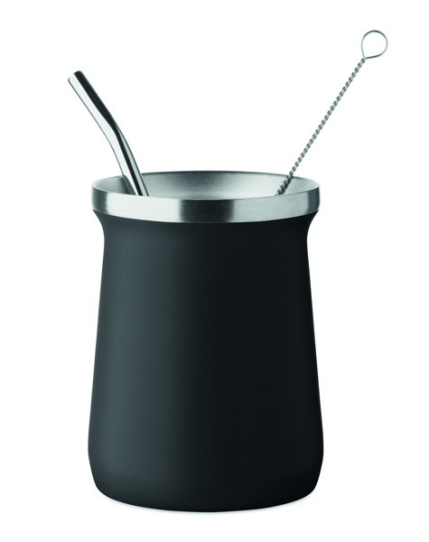 Yerba mate tea pohár Miyerba - Fekete