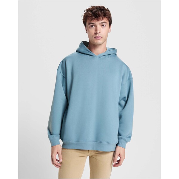 Otto oversized unisex hoodie - Storm Blue / XS