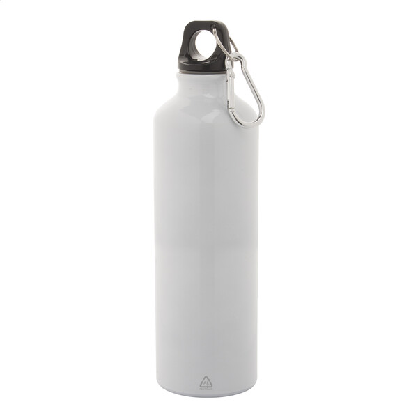 Recycled Aluminium Bottle Raluto XL - White
