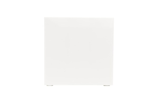 Bloc de papier 10x10x10cm dans une boîte cubique avec compartiments - Blanc