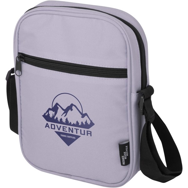 Borsa a tracolla in materiale riciclato certificato GRS Byron 2l - Lilla