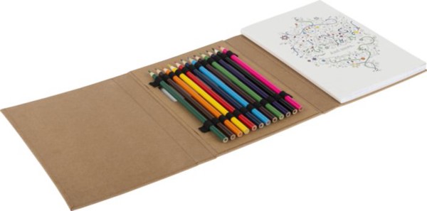 Conjunto de desenho em cartão com Mandalas de Kora