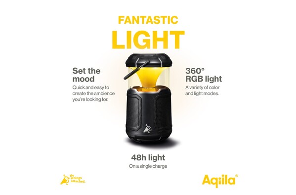 Aqiila Soundbird B10 Bluetooth Speaker with Light and Powerbank