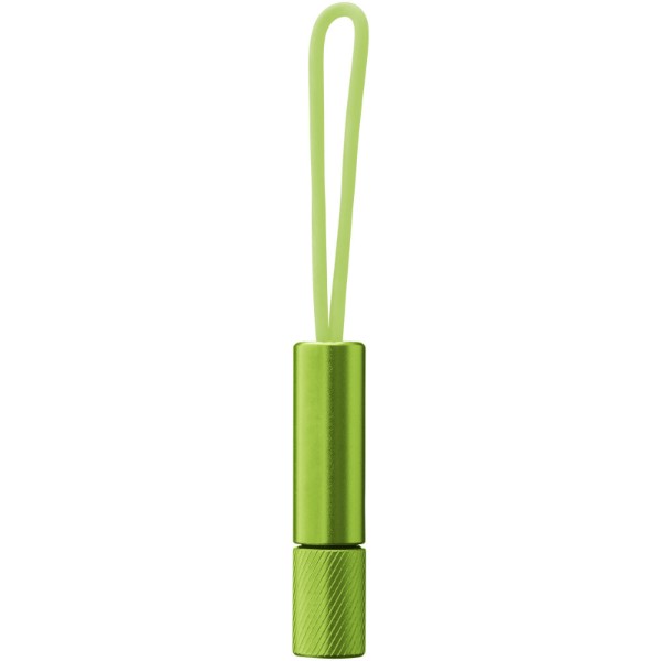 Obesek za ključe z LED lučko in odsevnim trakom Merga - Lime