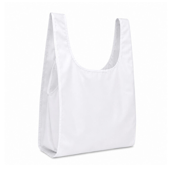 Full colour foldable recycled polyester (rPET) bag with inside pocket - Full colour