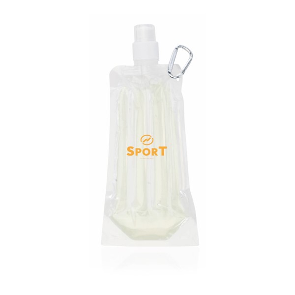 Bouteille d'eau avec glacière 400 ml - Transparent + impression 