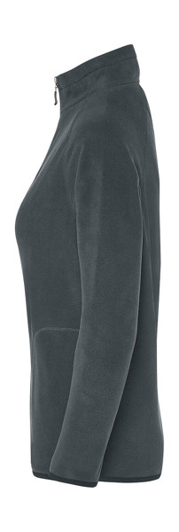 Signature Tagless Microfleece Full Zip Women - Dark Black / 2XL